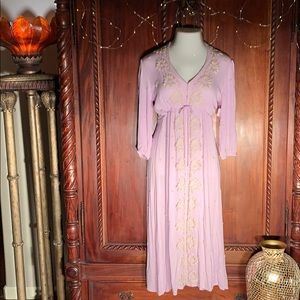 NWT Free People Lavender Pink Fable Festival Dress M
